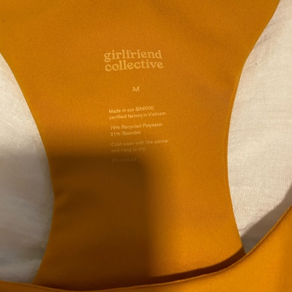 Girlfriend Collective Paloma bra in Honey - Picture 4 of 4